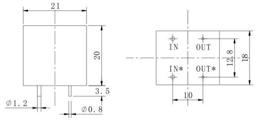 Ultramicro voltage transformer-TR3121